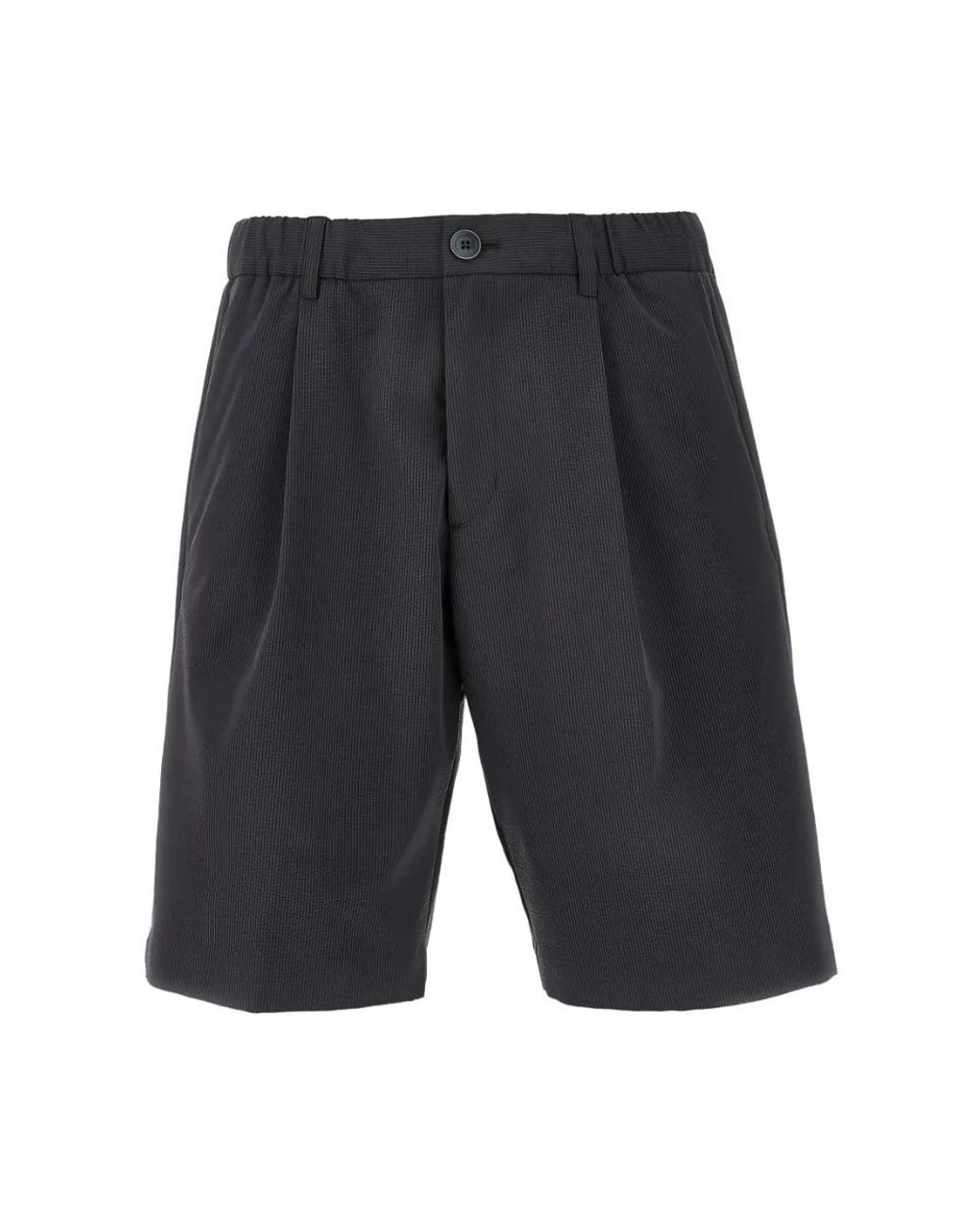 Herno Seer-Crease Shorts in het Gray voor heren
