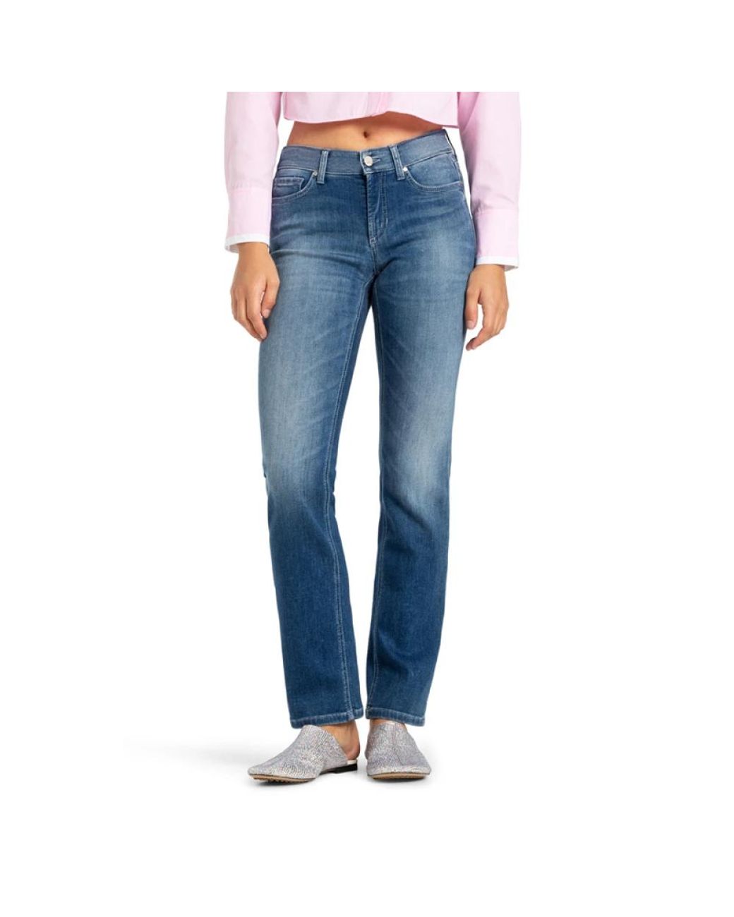 Cambio Blue Slim-Fit Jeans