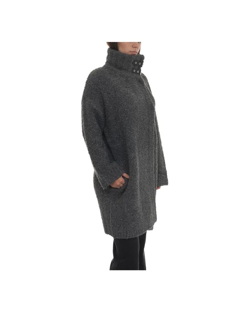 Liu Jo Black Single-Breasted Coats