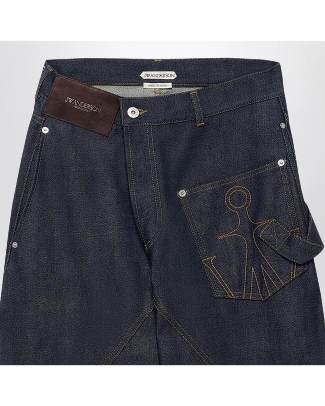 J.W. Anderson Blue Straight Jeans
