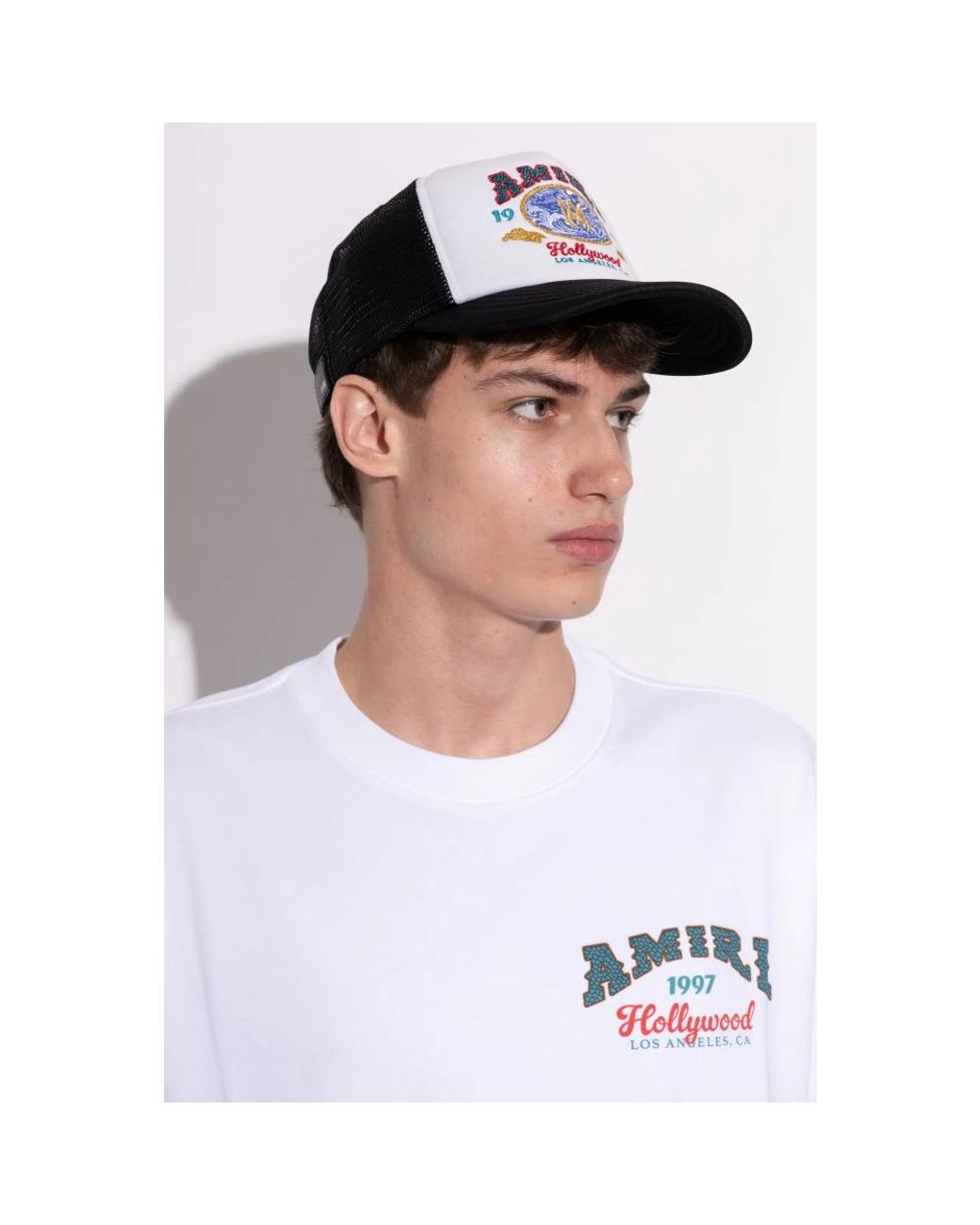 Amiri Logo Cap in White für Herren