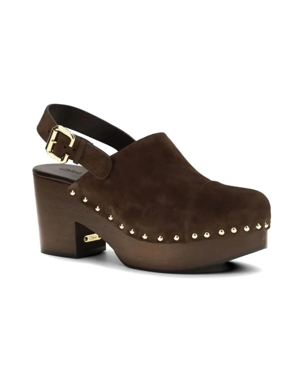 Clogs Chloé en coloris Brown