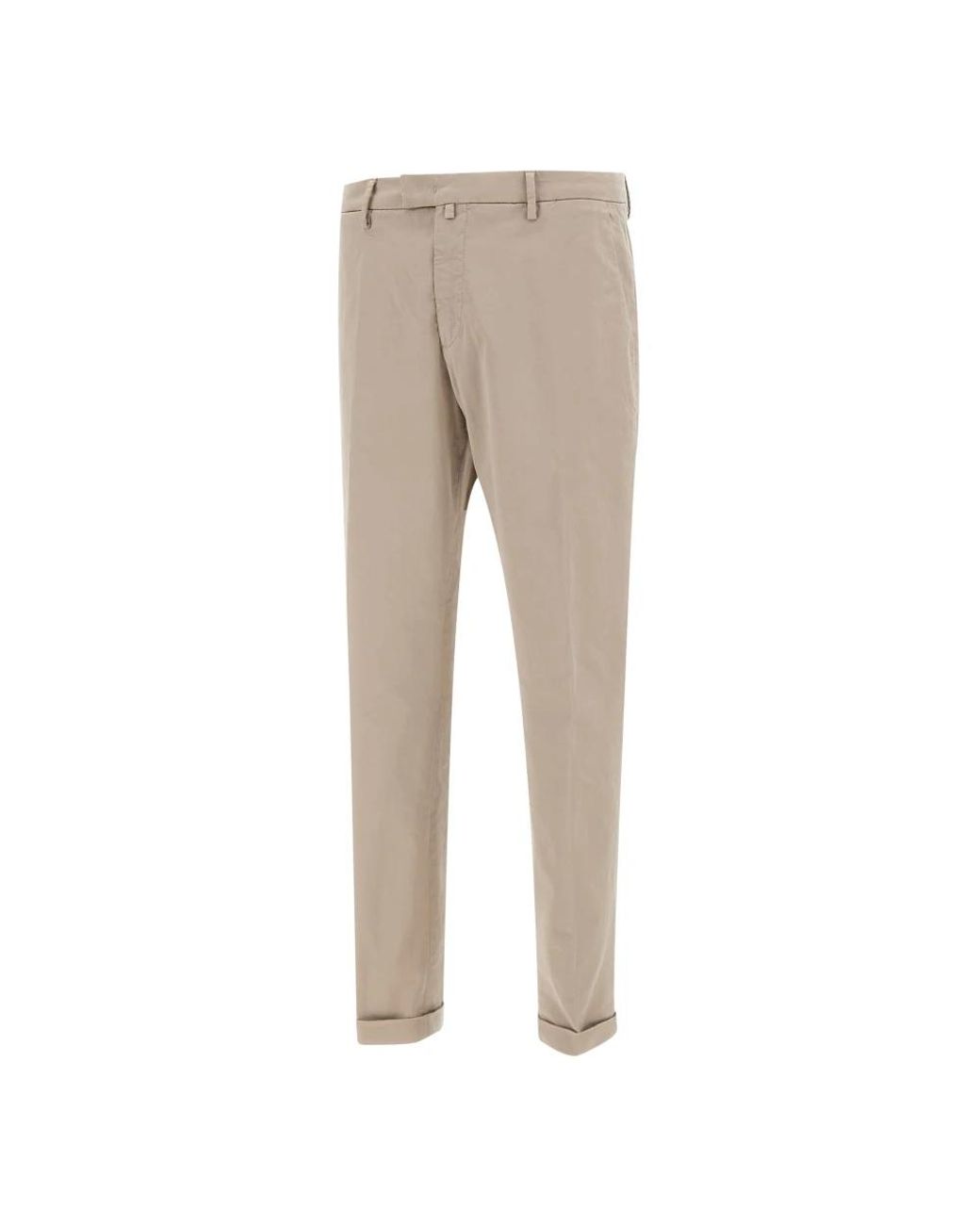 BRIGLIA Natural Slim-Fit Trousers for men