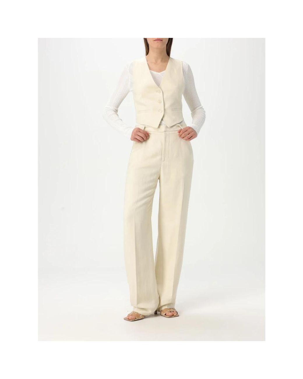 Dondup Natural Straight Trousers