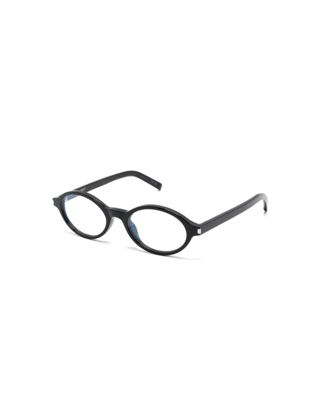 Saint Laurent Black Sl 751 Jeanne Opt 001 Optical Frames Acetate Transparent Round