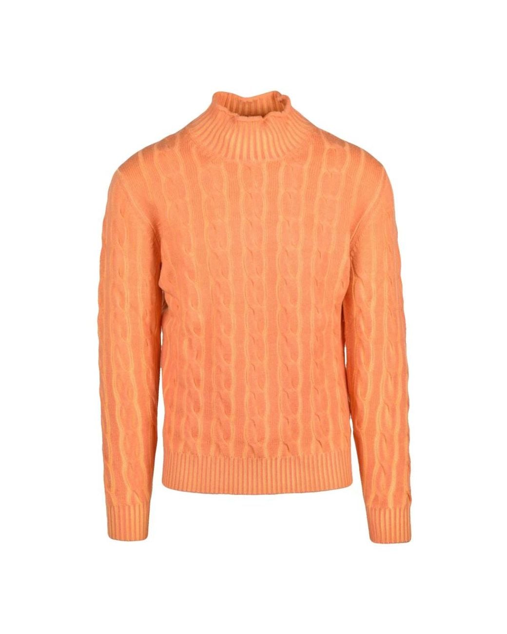 Kangra Orange Turtlenecks for men
