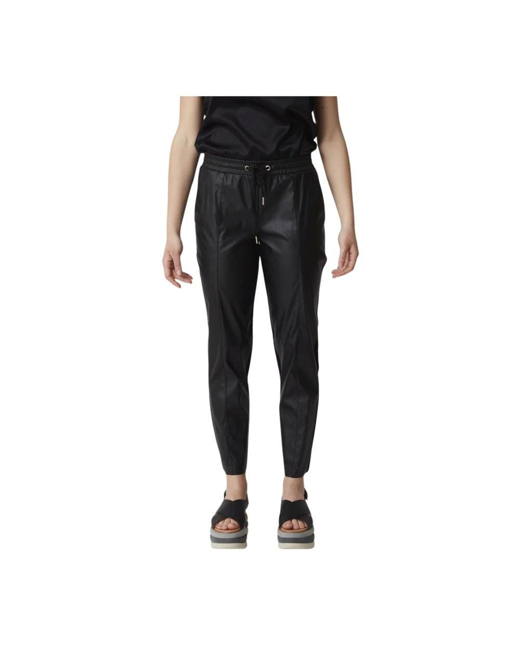 Pinko Black Straight Trousers