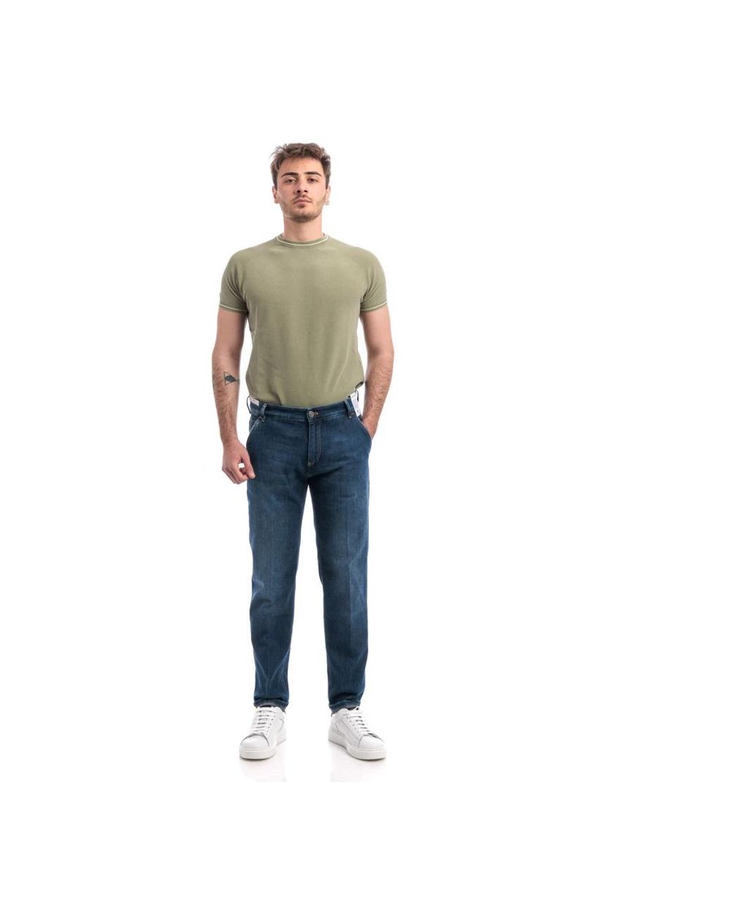 PT Torino Blue Slim-Fit Jeans for men