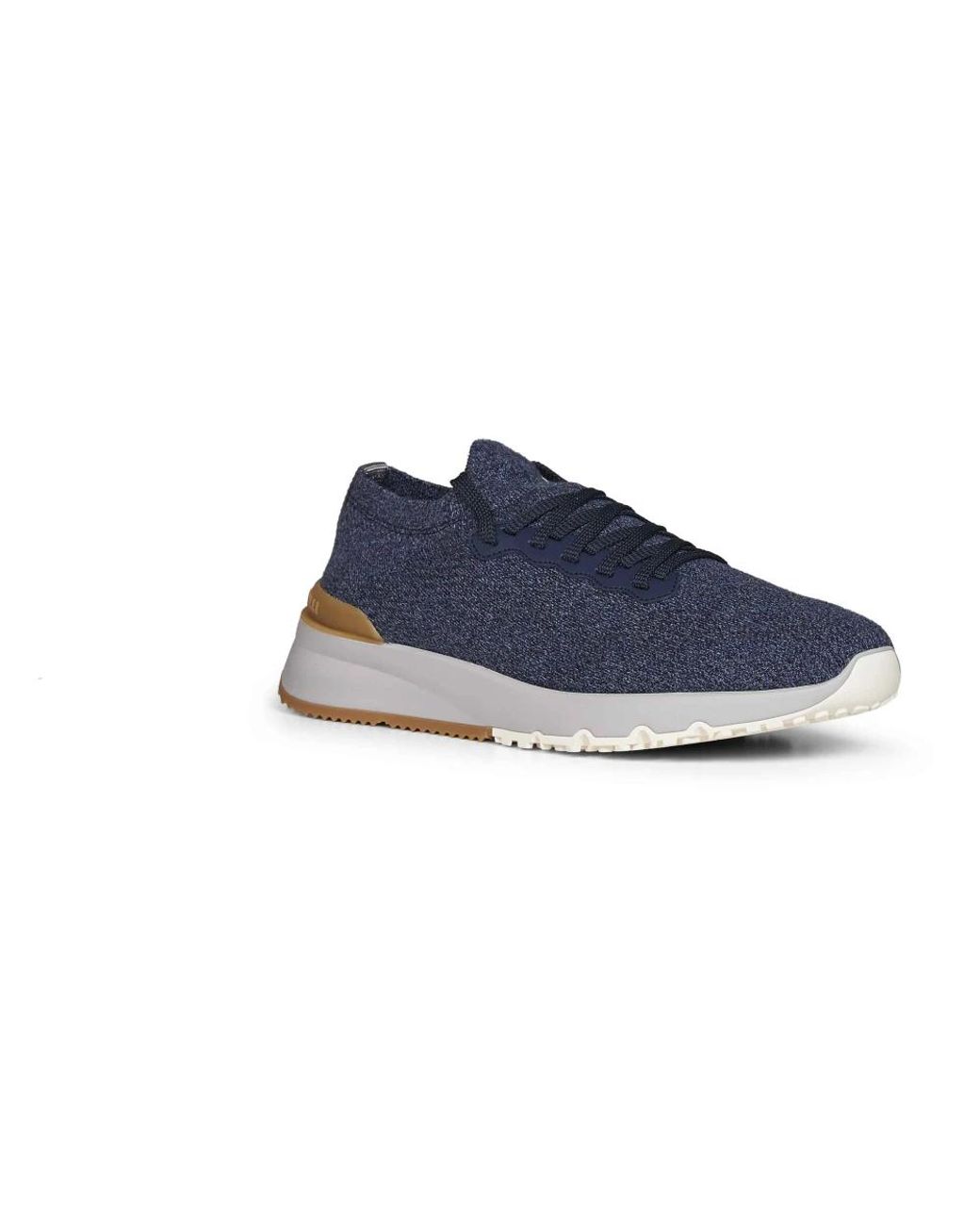 Brunello Cucinelli Blue Sneakers for men