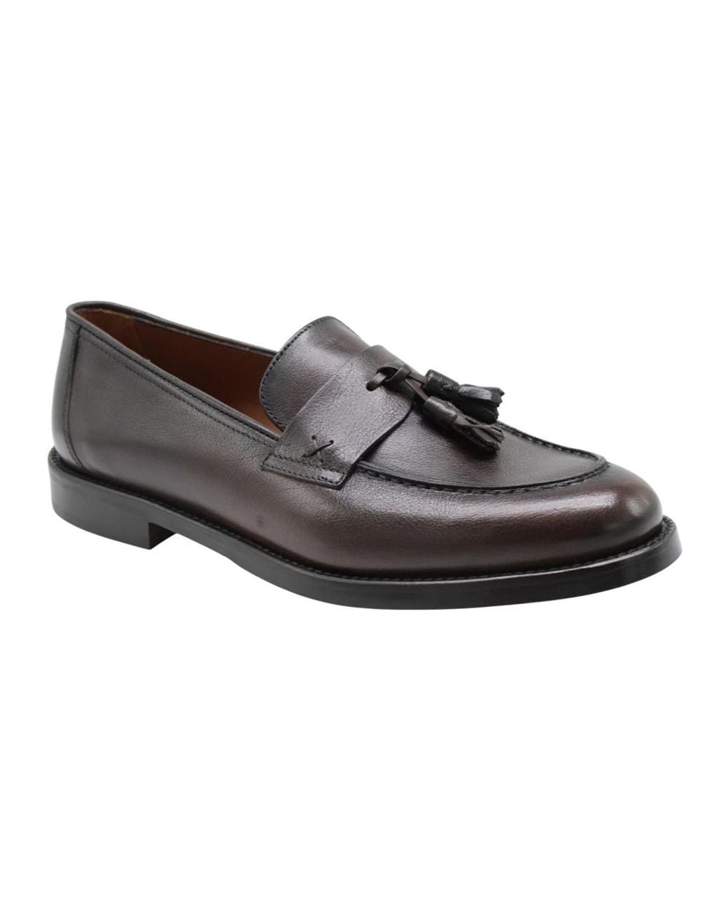 Flécs Black Loafers for men