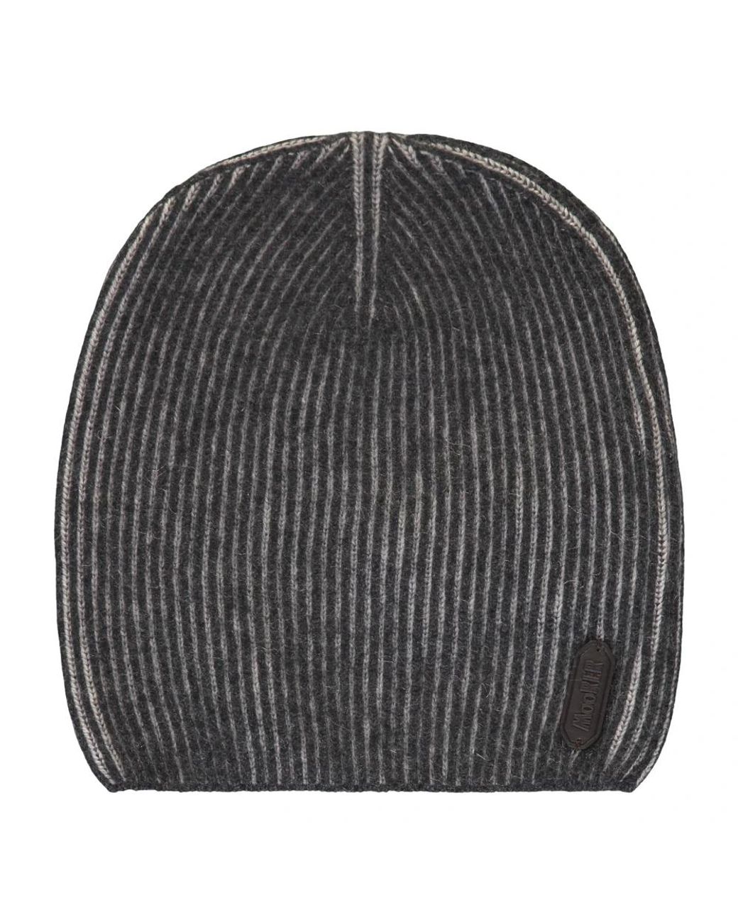 Moorer Accessoires ,Grijs ,Kasjmier Asher Gebreide Beanie in het Gray voor heren