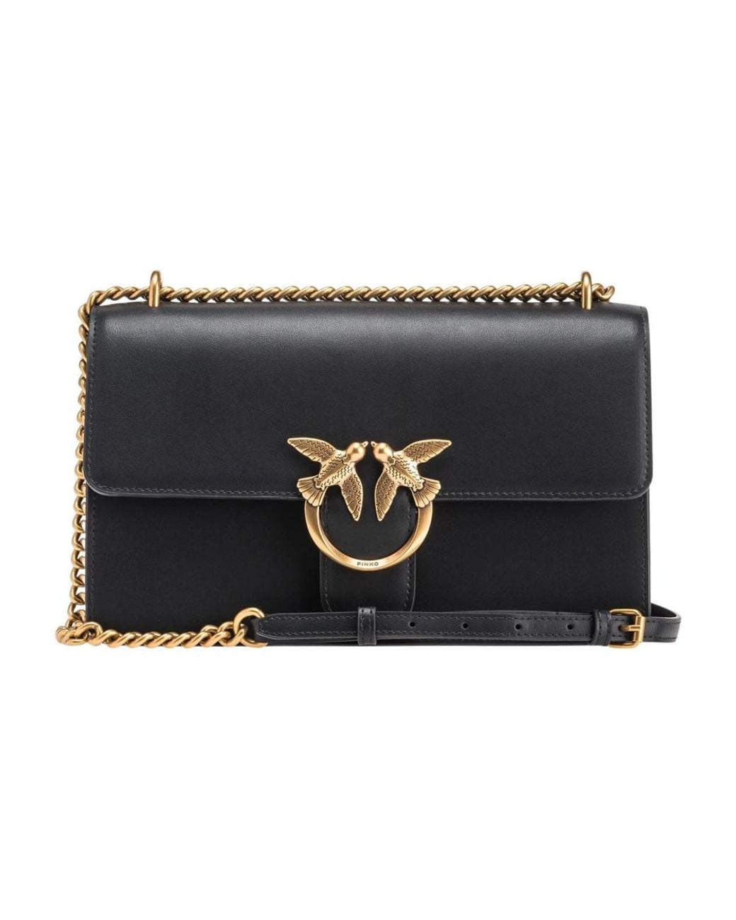 Pinko Black Cross Body Bags