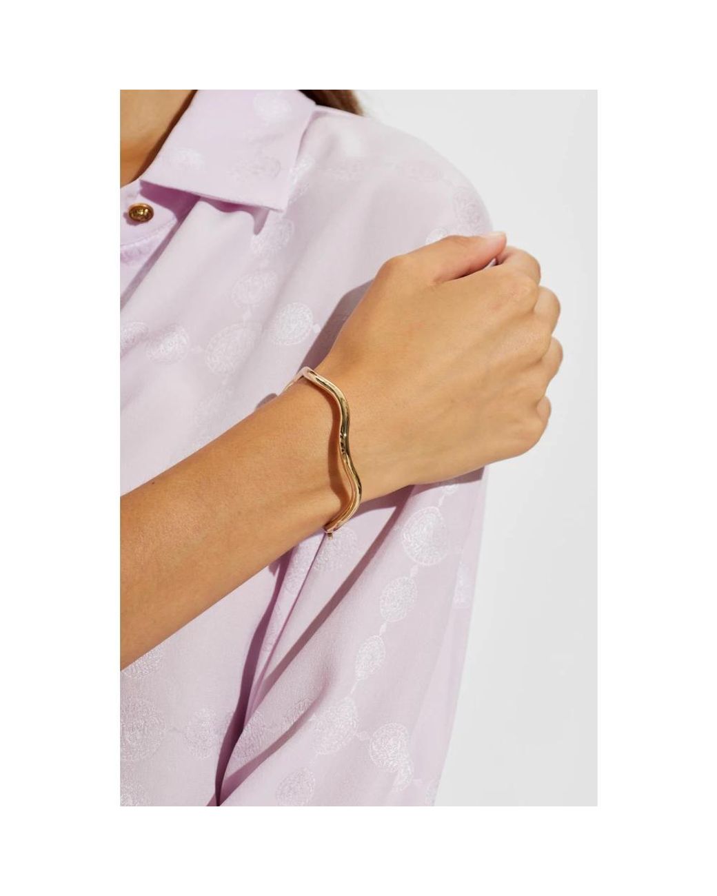Kate Spade Metallic Wave Thin Bangle