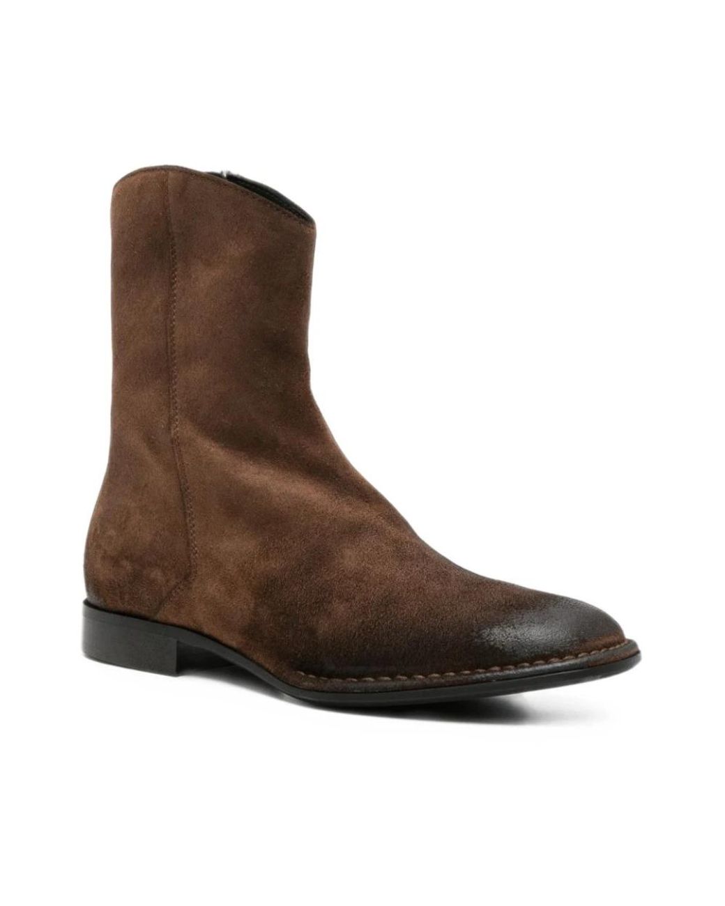 Emporio Armani Brown Ankle Boots for men