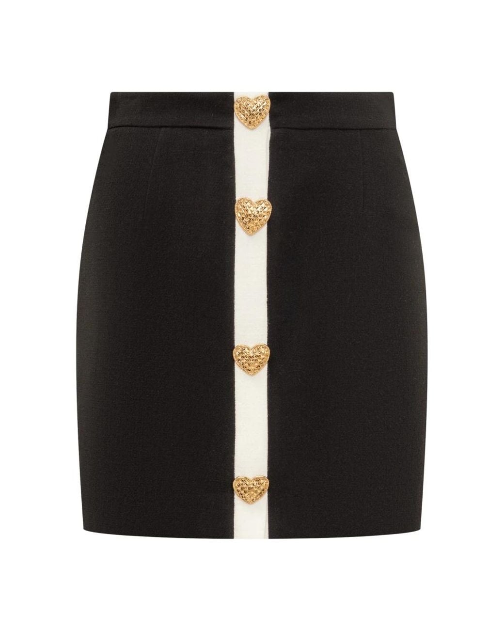 Moschino Black Short Skirts