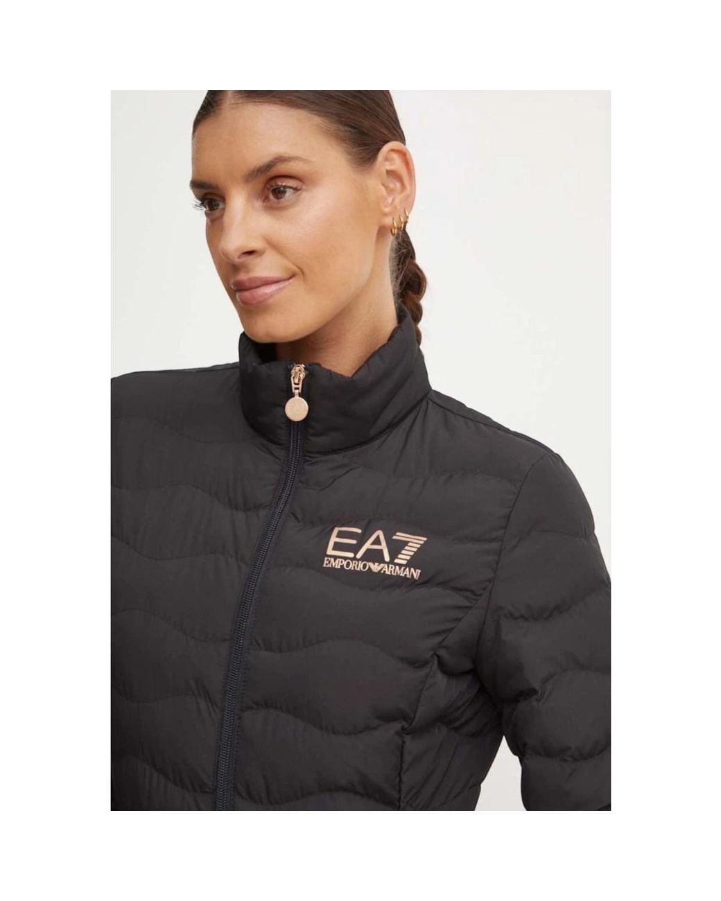 EA7 Black Winter Jackets