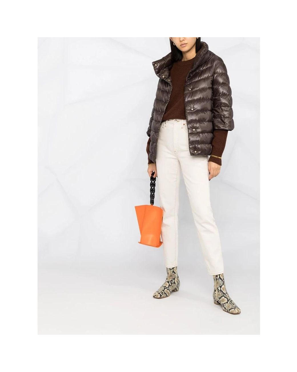 Herno Brown Winter Jackets
