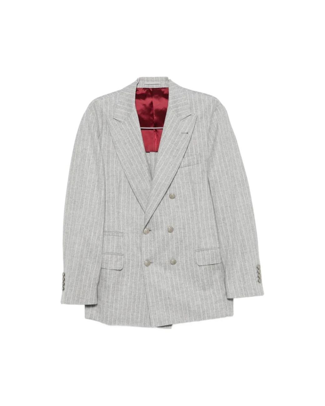 Brunello Cucinelli Gray Jackets for men