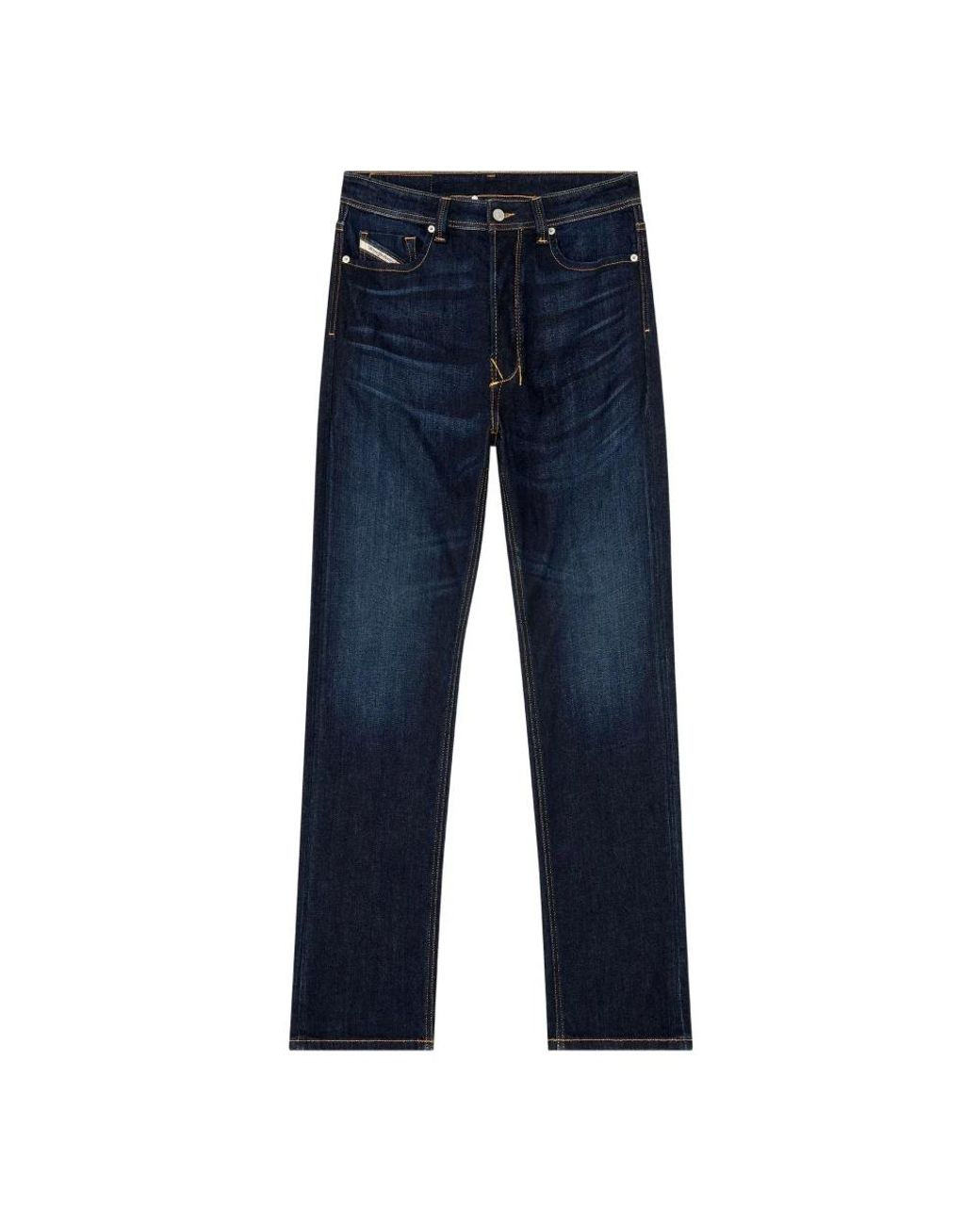DIESEL Blue Straight Fit Jeans for men
