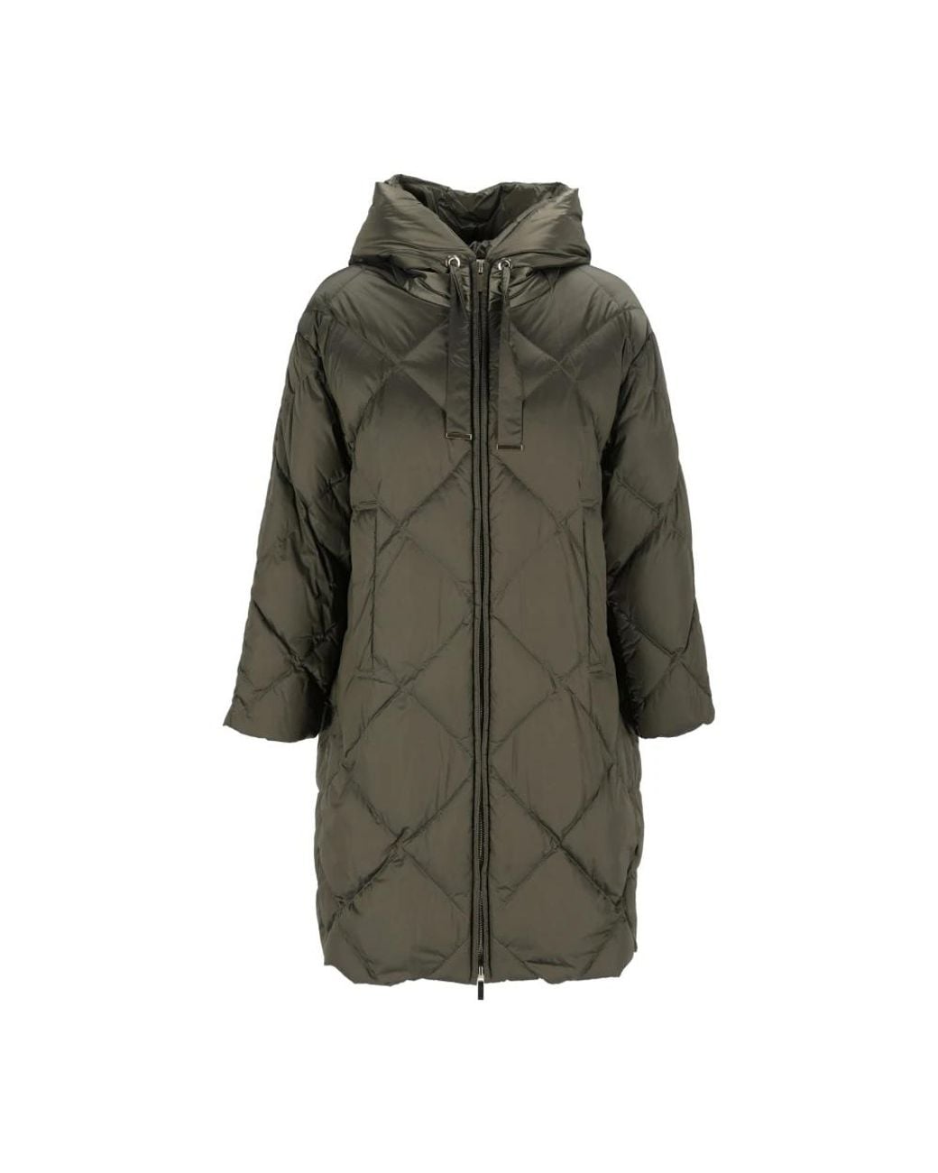 Down Coats Max Mara en coloris Green