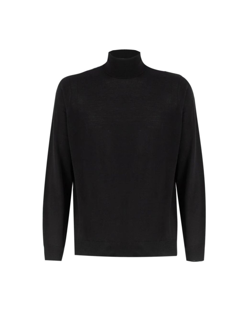 Drumohr Truien & Vesten ,Zwart ,Moderne Pasvorm Trui Voor Warmte in het Black voor heren