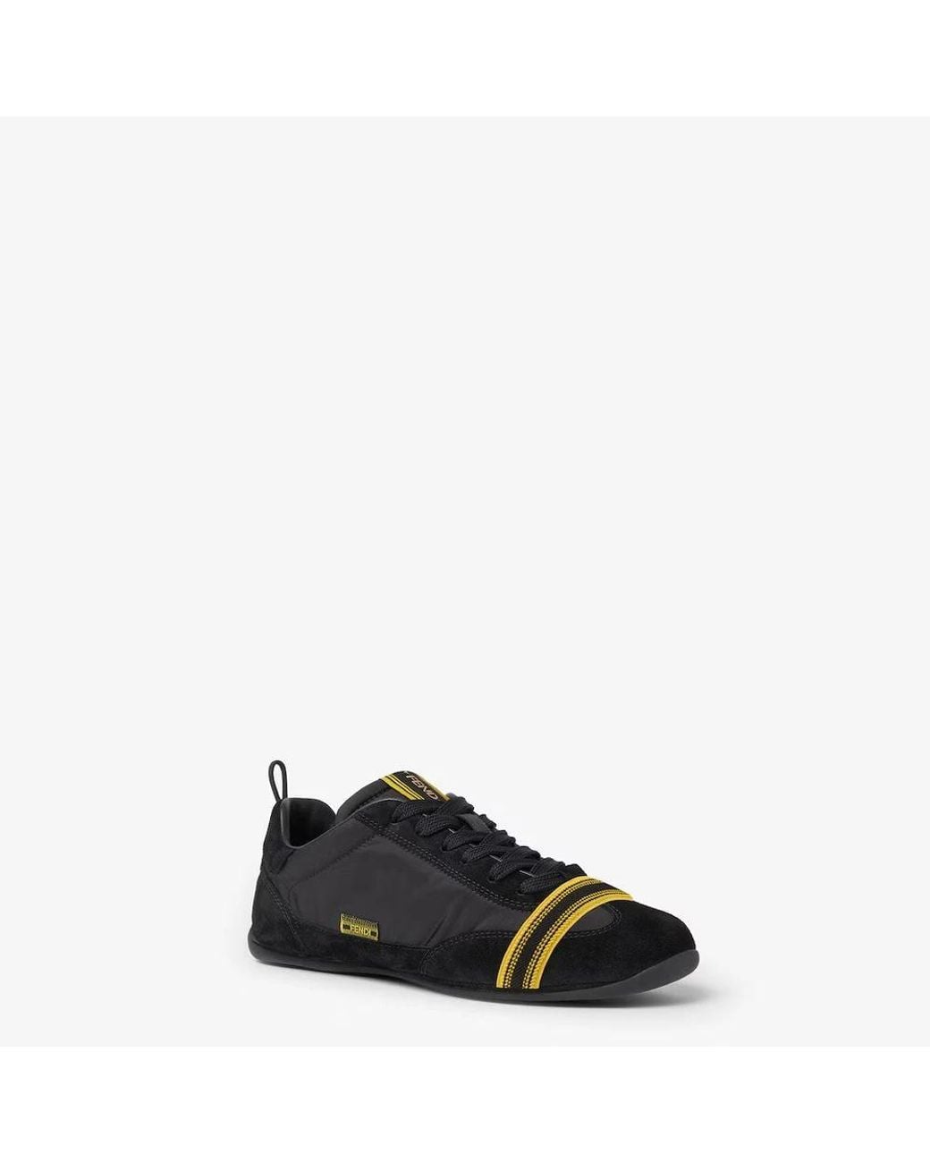 Fendi Black Wrap Trainers for men