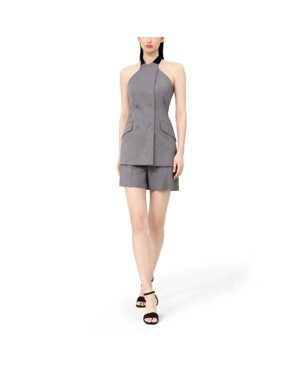 Max Mara Black Short Shorts