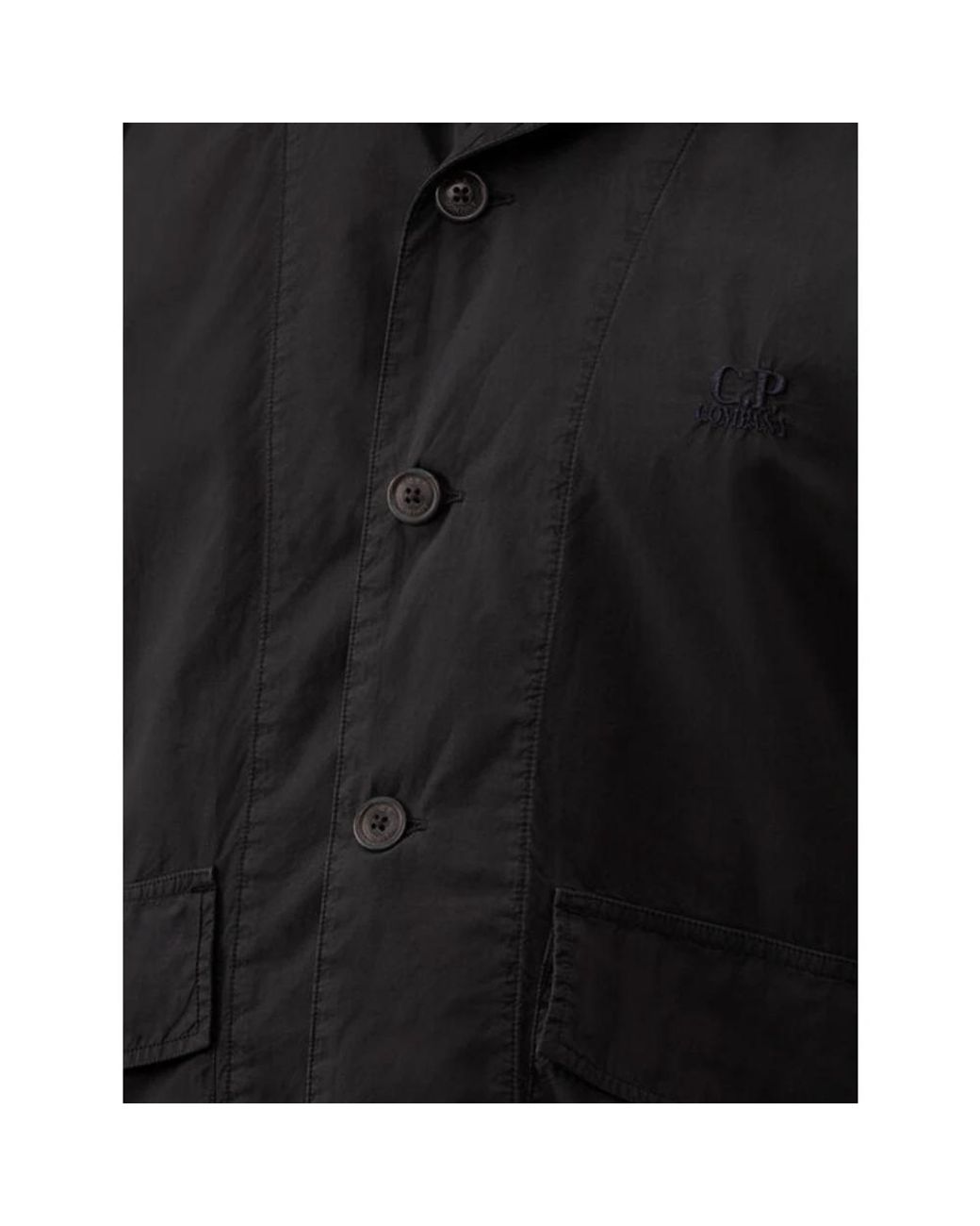 C P Company Black Short Sleeve Shirts for men