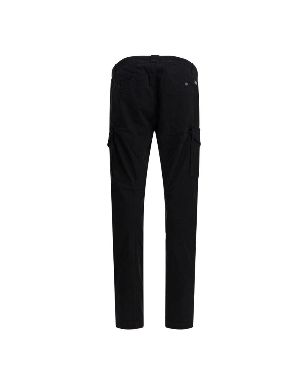 C P Company Black Slim-Fit Trousers for men