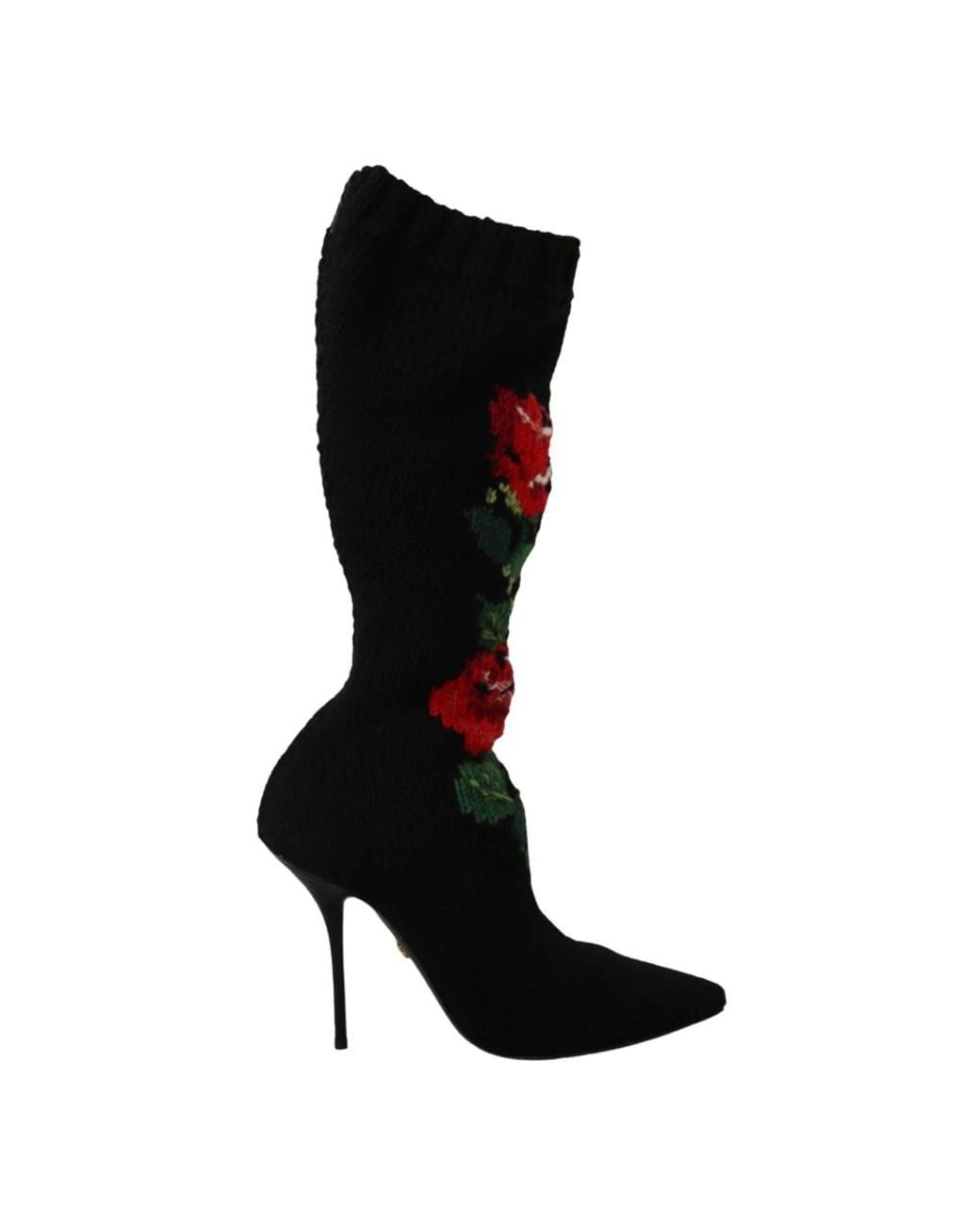 Dolce & Gabbana Black Heeled Boots