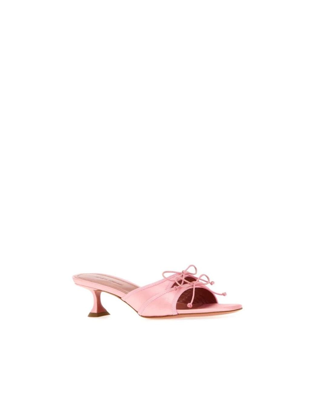AMINA MUADDI Pink Heeled Mules