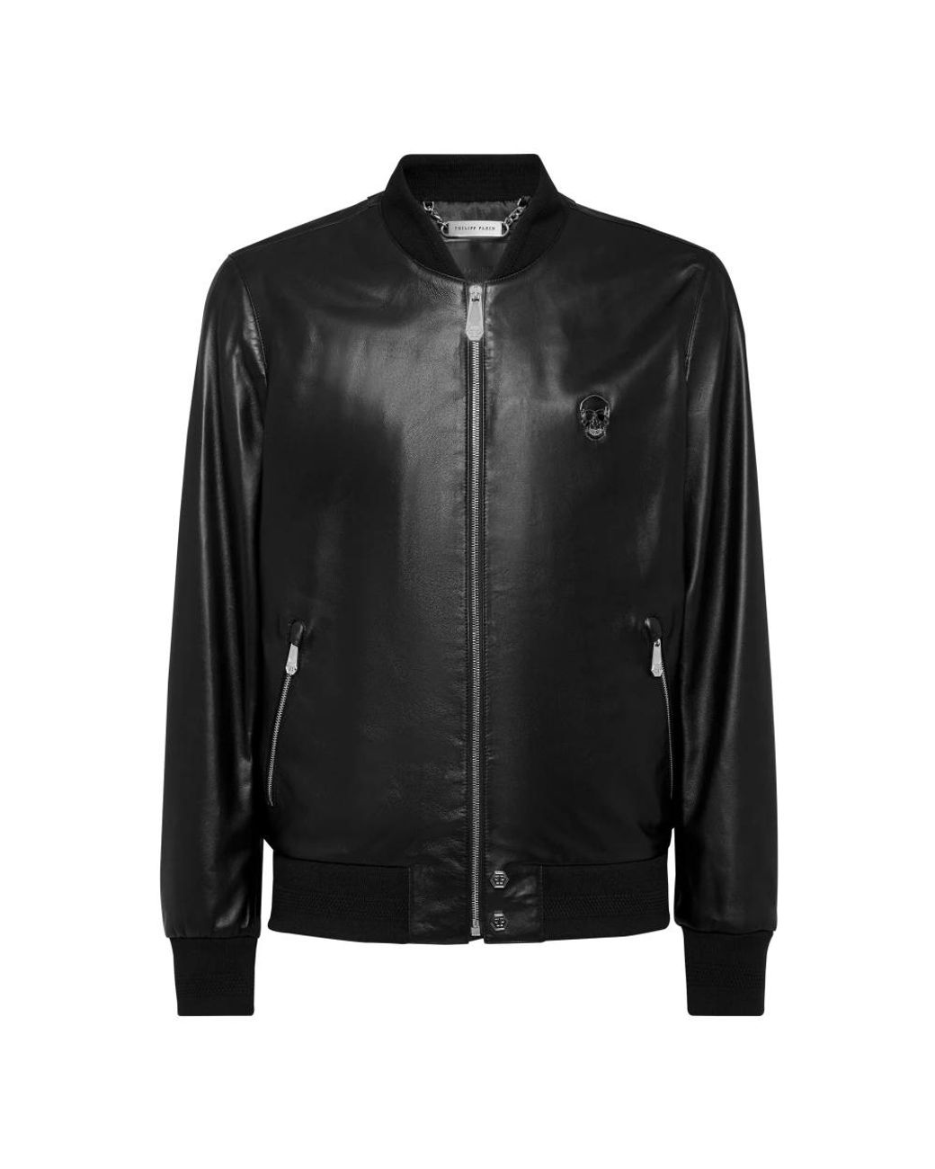 Leather Jackets Philipp Plein de hombre de color Black