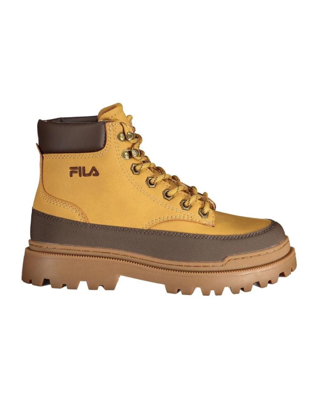Fila Brown Lace-Up Boots
