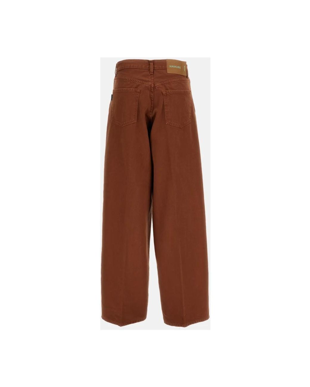 Haikure Brown Wide Jeans