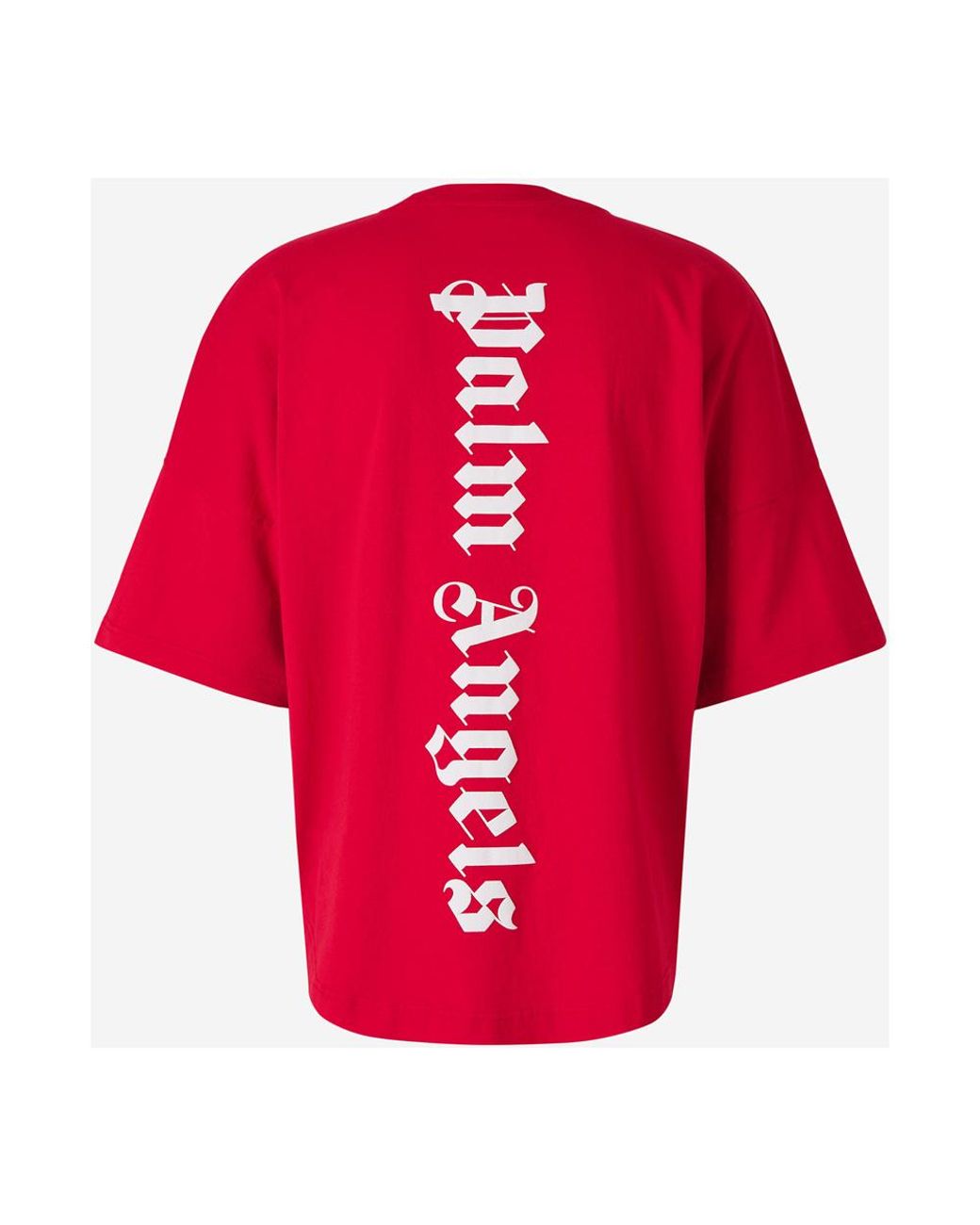Vertical Logo T-Shirt da Uomo di Palm Angels in Rosso | Lyst