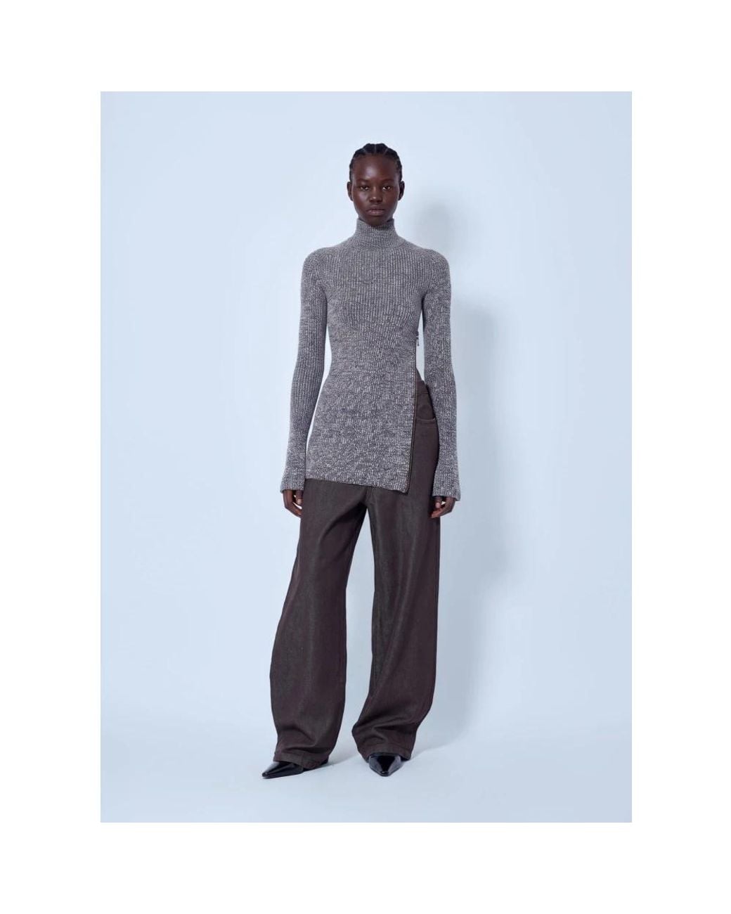 Sportmax Blue Wide Jeans