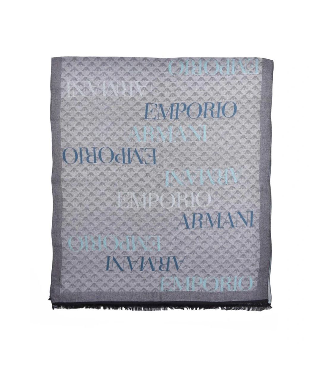 Emporio Armani Gray Scarves