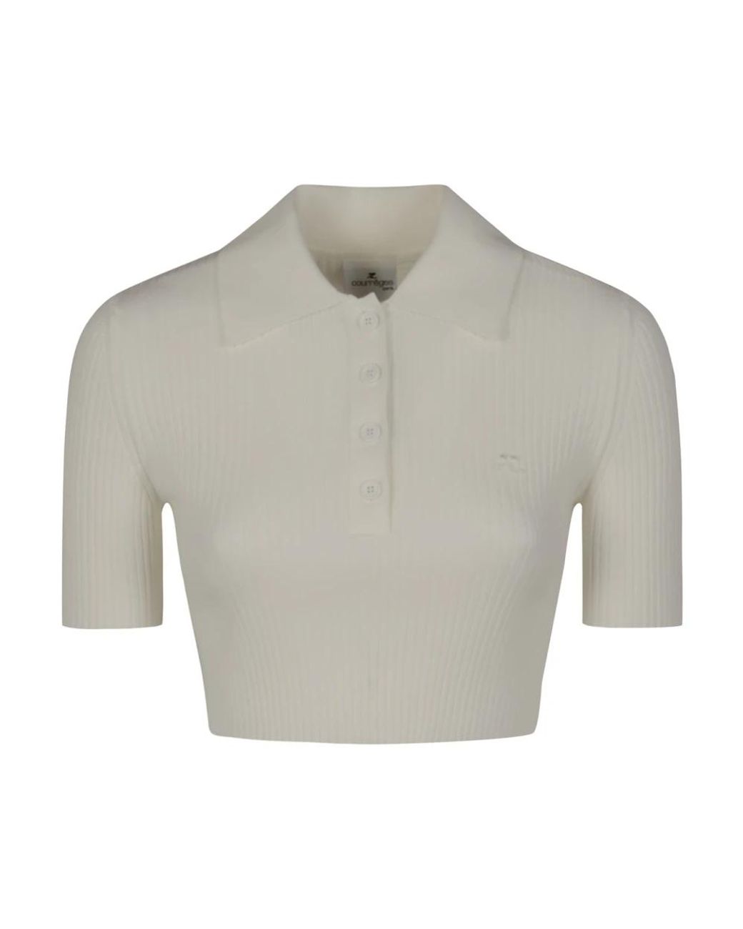 Courreges Gray Polo Shirts