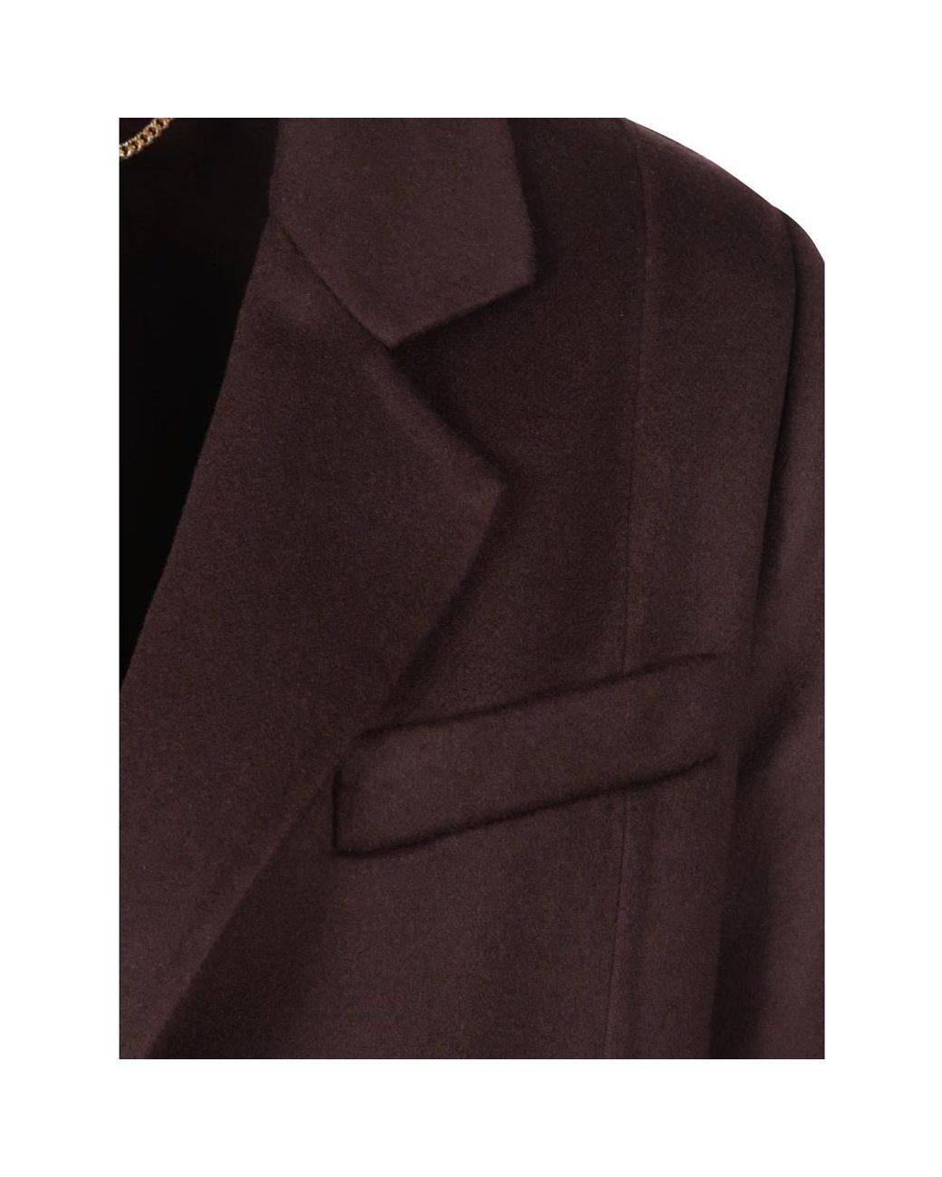 Victoria Beckham Purple Single-Breasted Coats