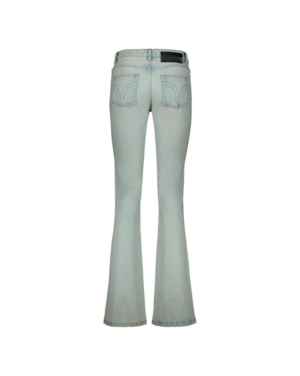 AMI Green Flare Jeans