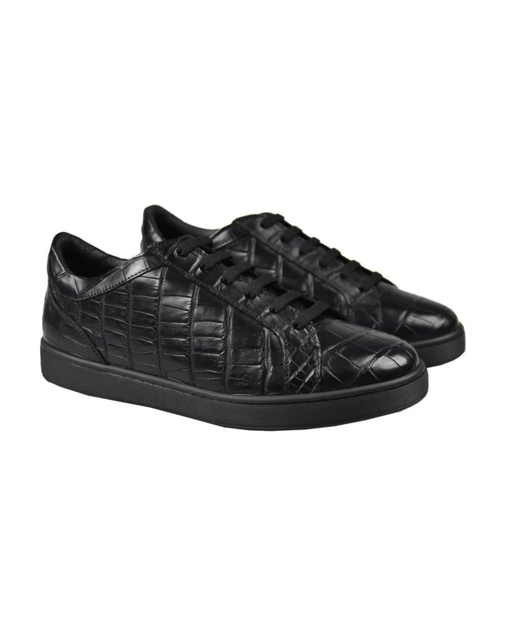 Kiton Black Sneakers for men