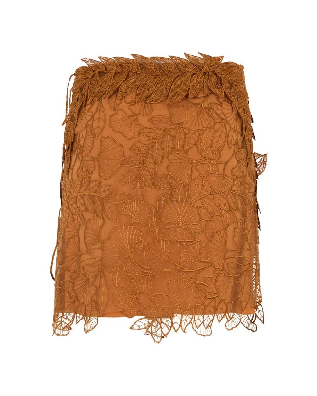 Alberta Ferretti Brown Short Skirts