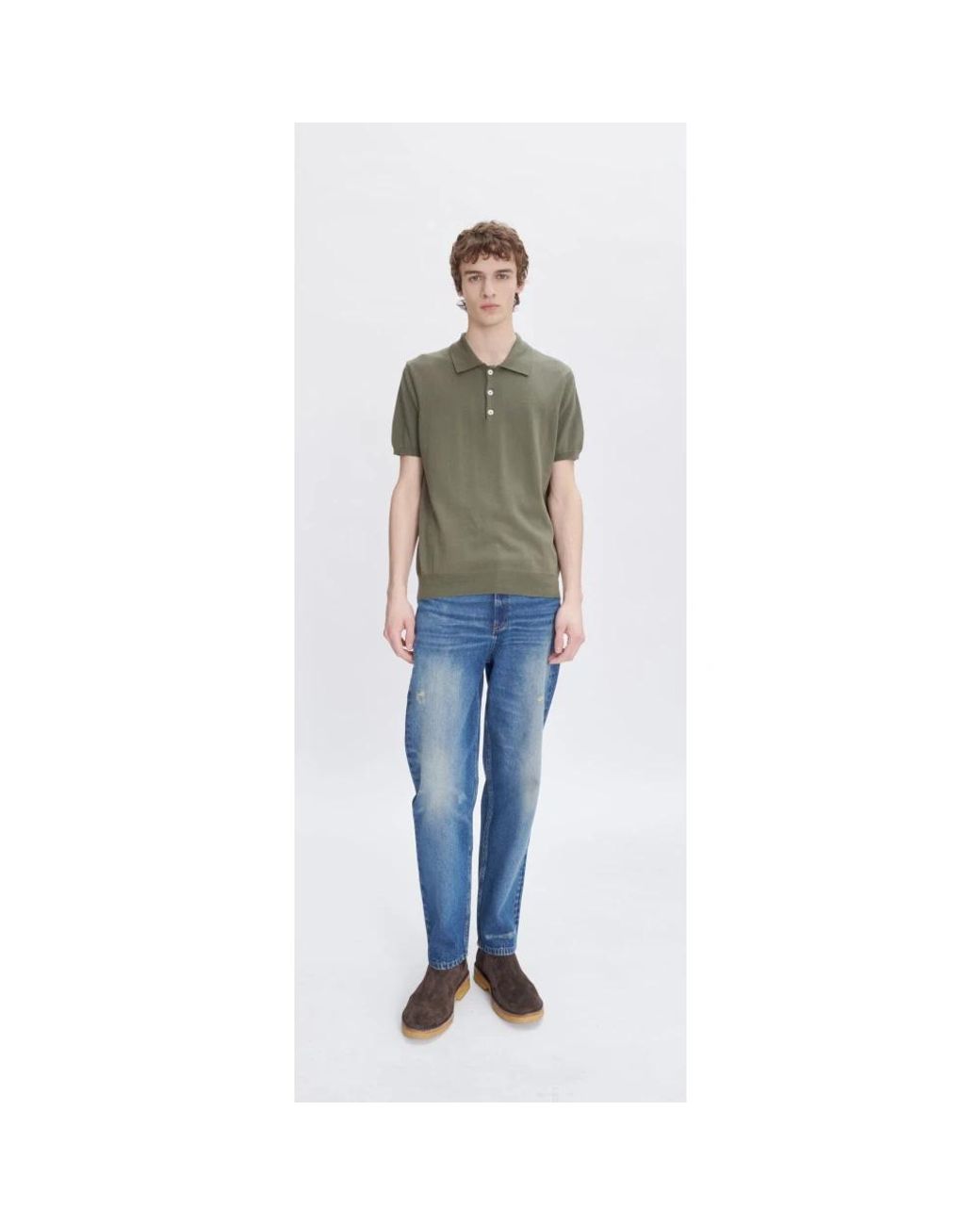 A.P.C. Blue Slim Fit Jeans for men