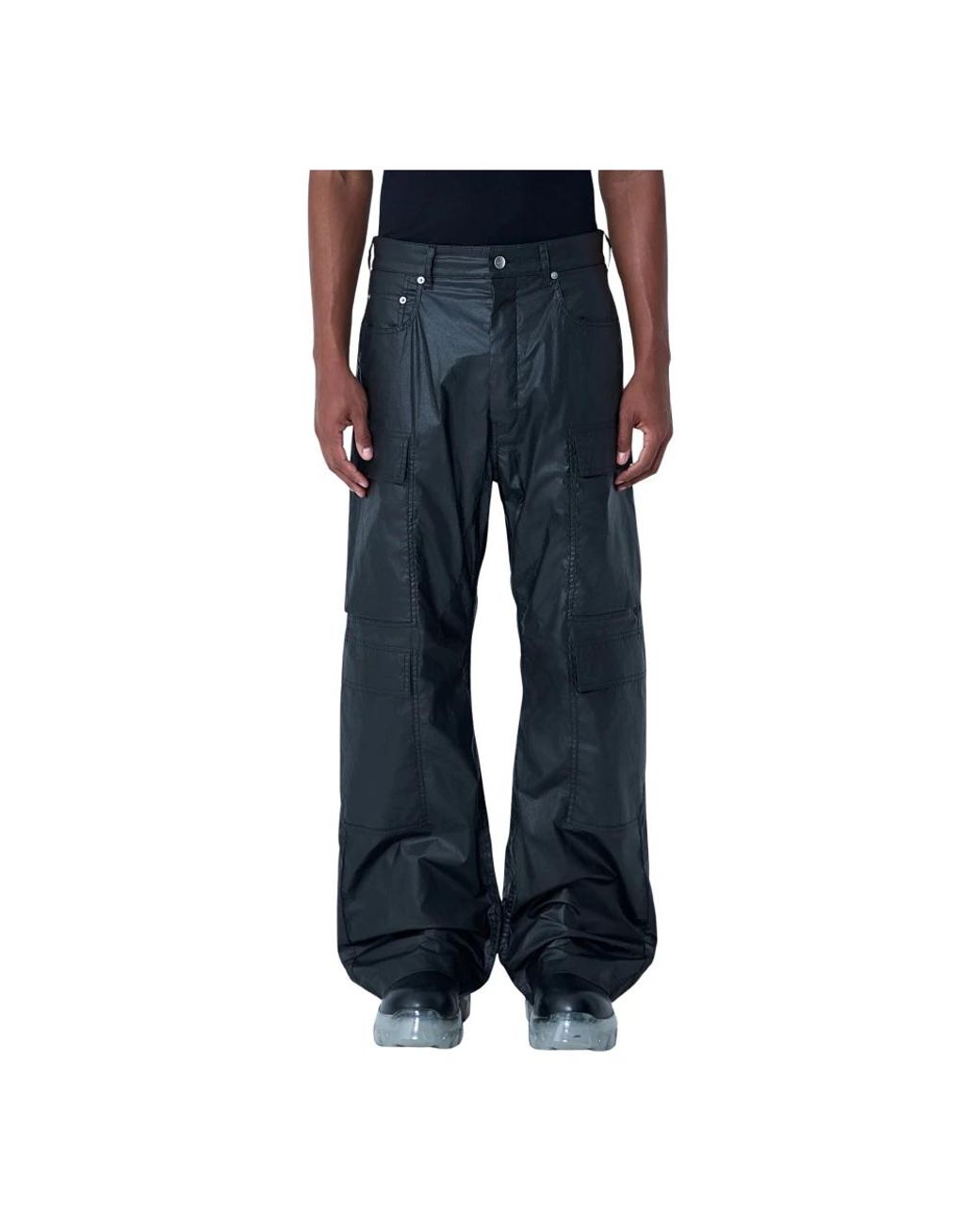 Rick Owens Blue Wide Jeans for men