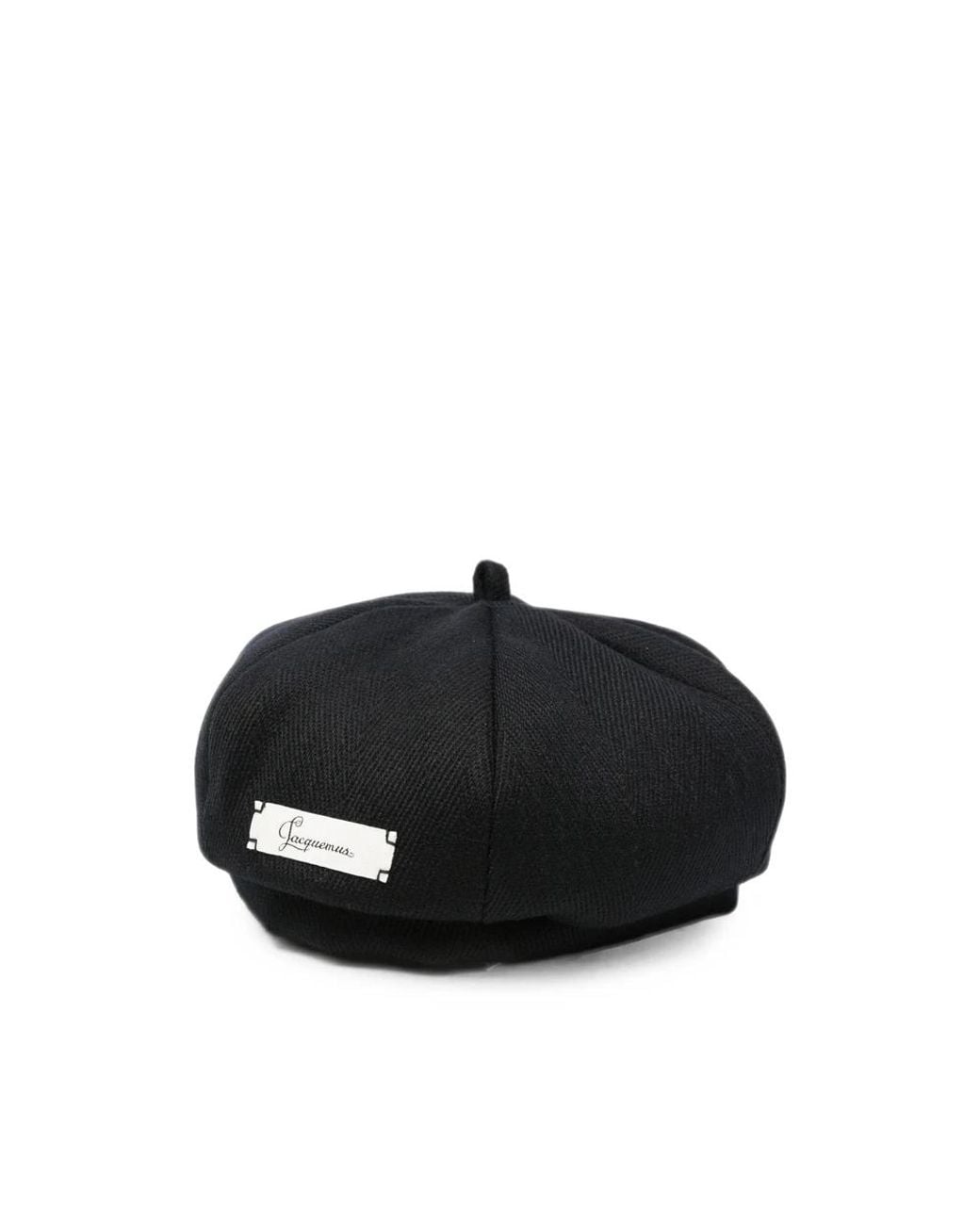Jacquemus Black Cavallo Baskenmütze