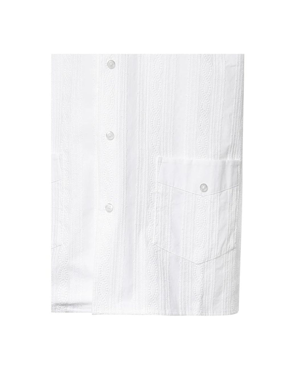 Drole de Monsieur White Short Sleeve Shirts for men