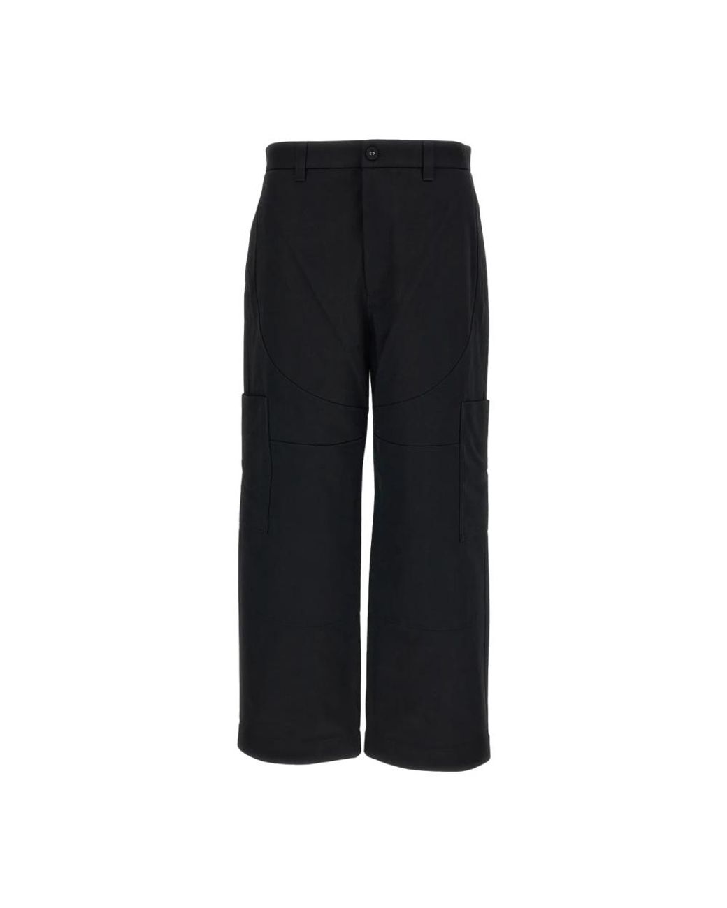 Thom Browne Black Wide Trousers for men