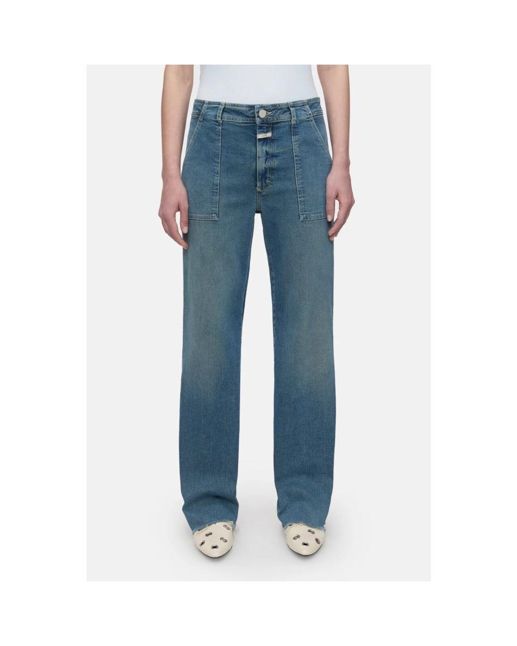 Closed Blue Straight Fit Jeans