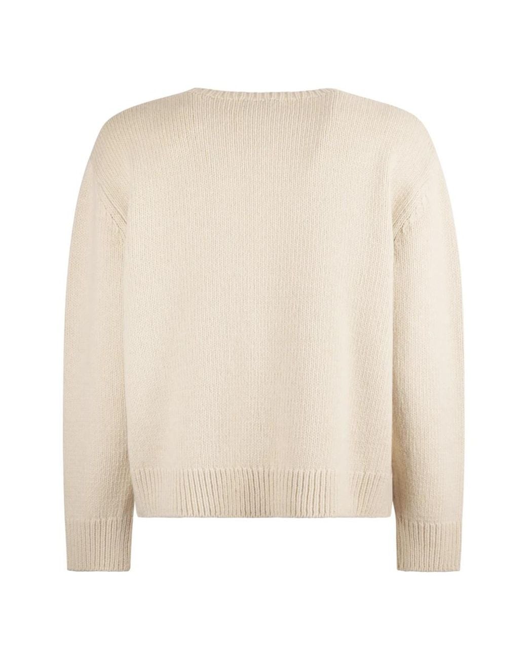 Dries Van Noten White V-Neck Knitwear for men