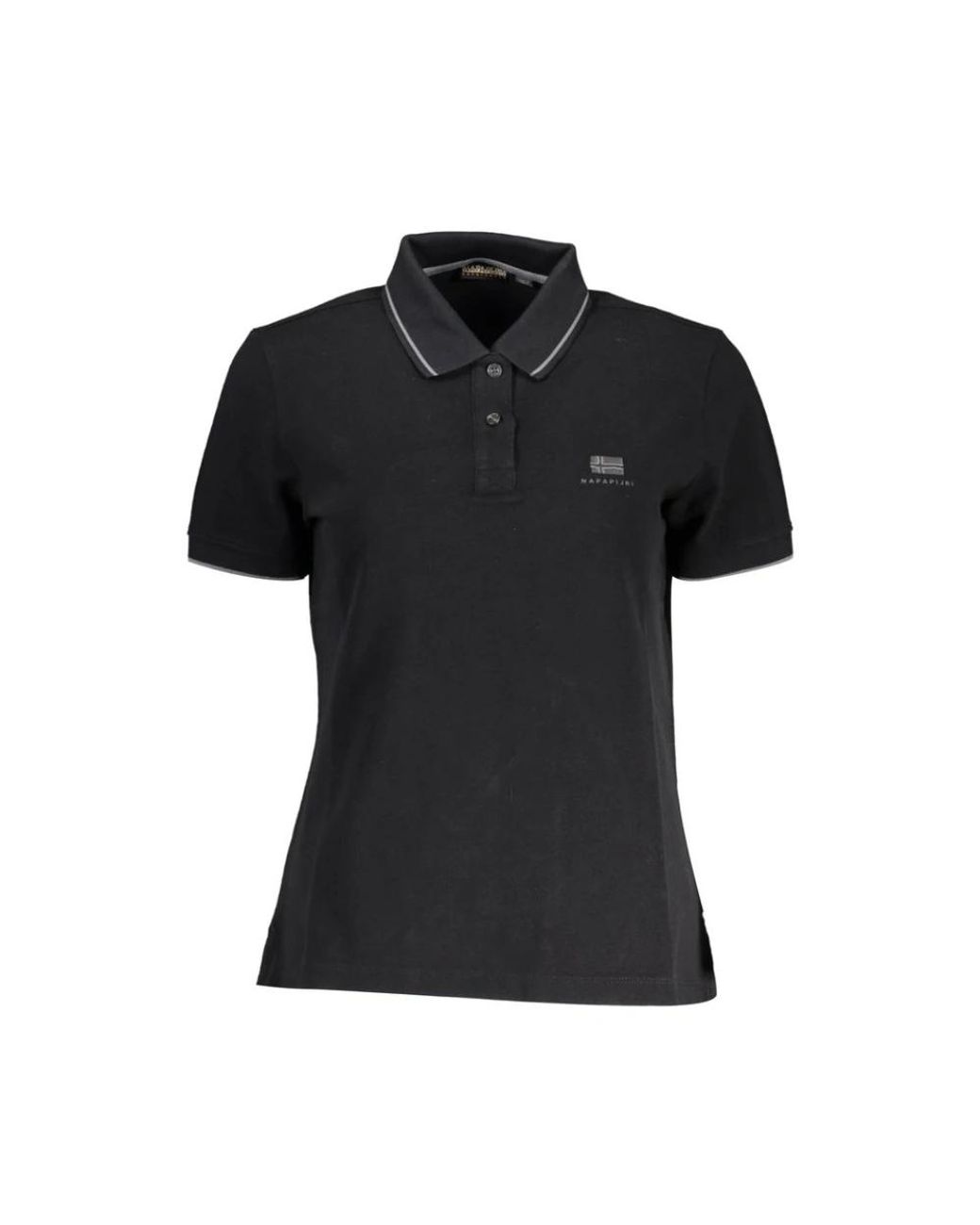 Napapijri Black Polo Shirts